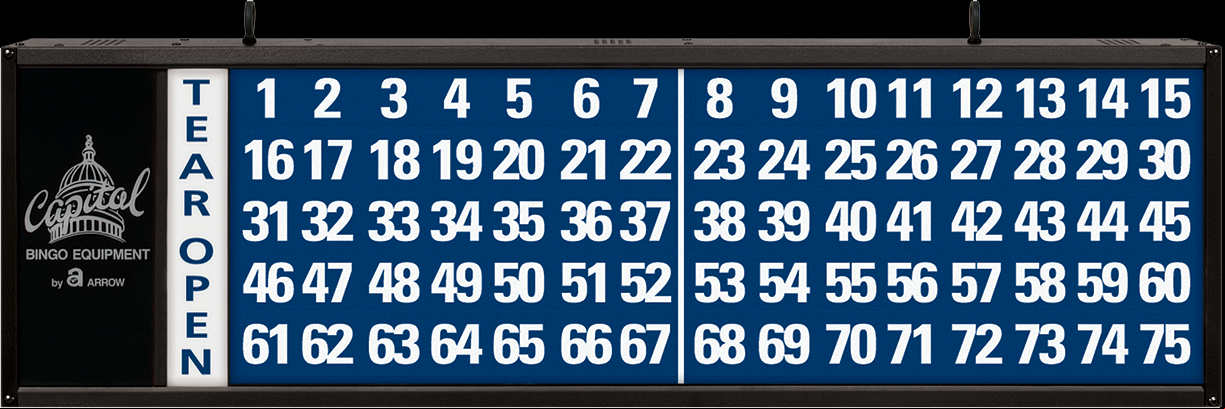 Tear-Opens Bingo Flashboard